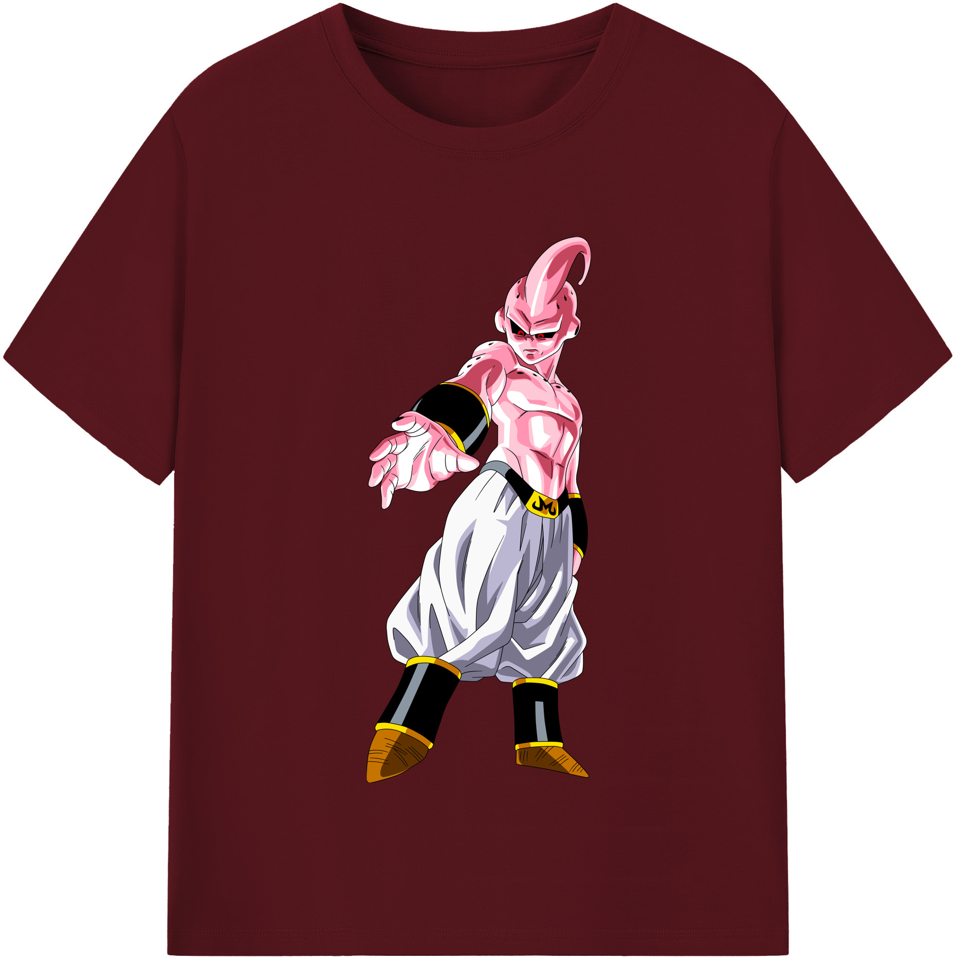 （画像用） ドラゴンボール 魔人ブウ DRAGON BALL Majin Buu 綿100％半袖Tシャツ（フロントプリント）